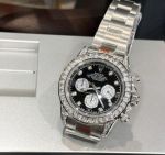 ROLEX Daytona Series 904L Steel Oyster Bracelet Quartz Movement Watch